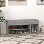 Voir la diapositive 4 : VIDAXL Banc a chaussures Sonoma gris 105x30x45 cm Bois d'ingenierie