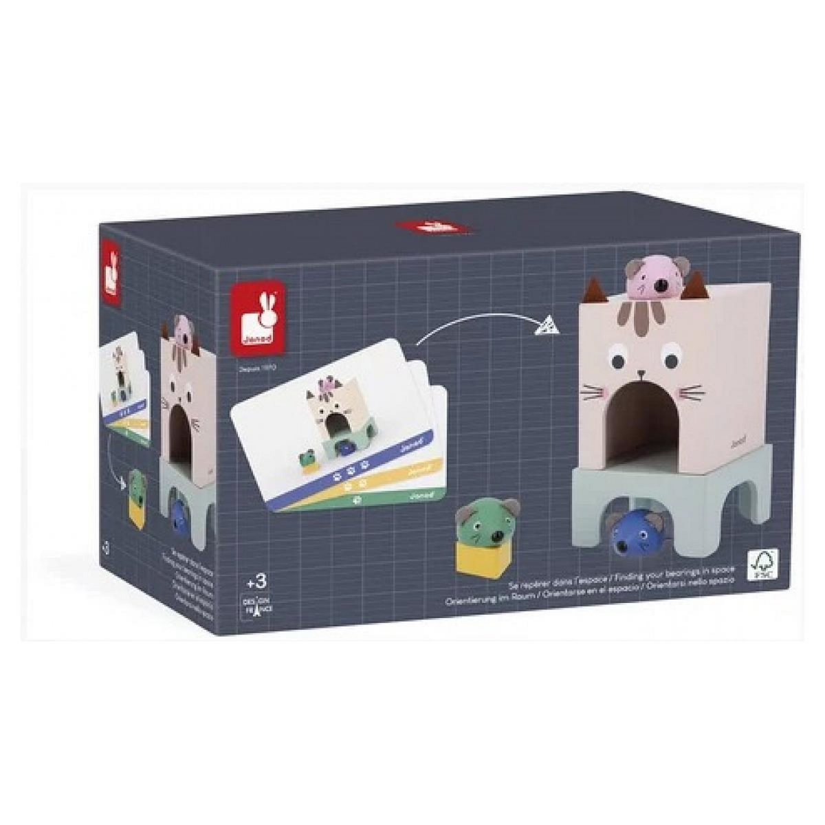 Juratoys-Janod Se reperer dans l espace - Chat et souris