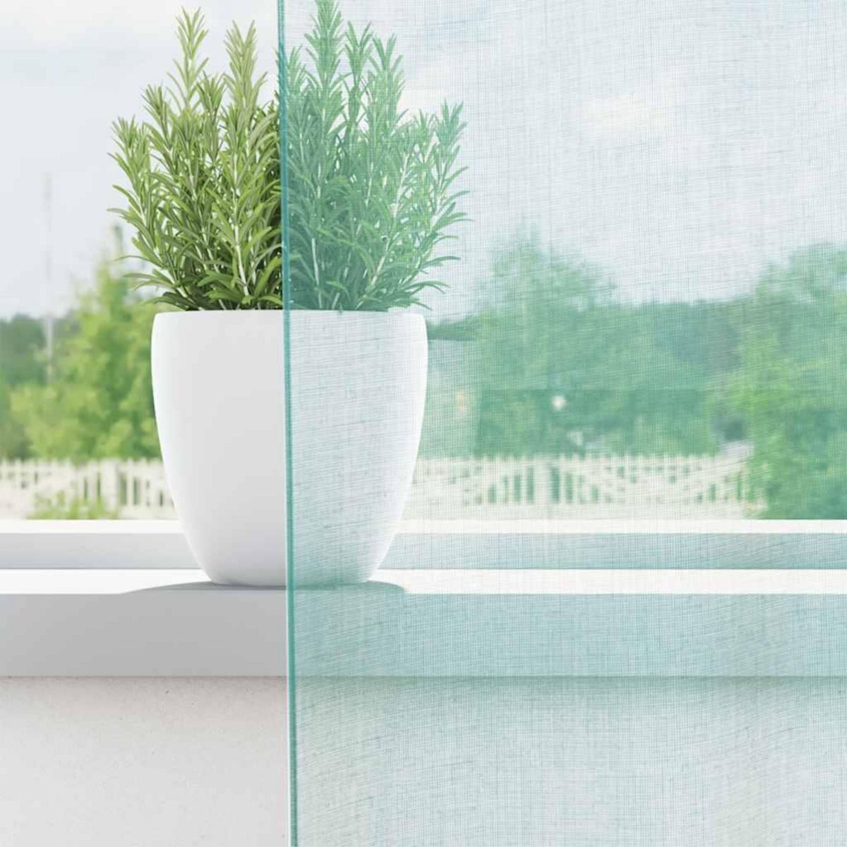 VIDAXL Rideaux en voile avec boucles 2 pcs turquoise 140x225 cm