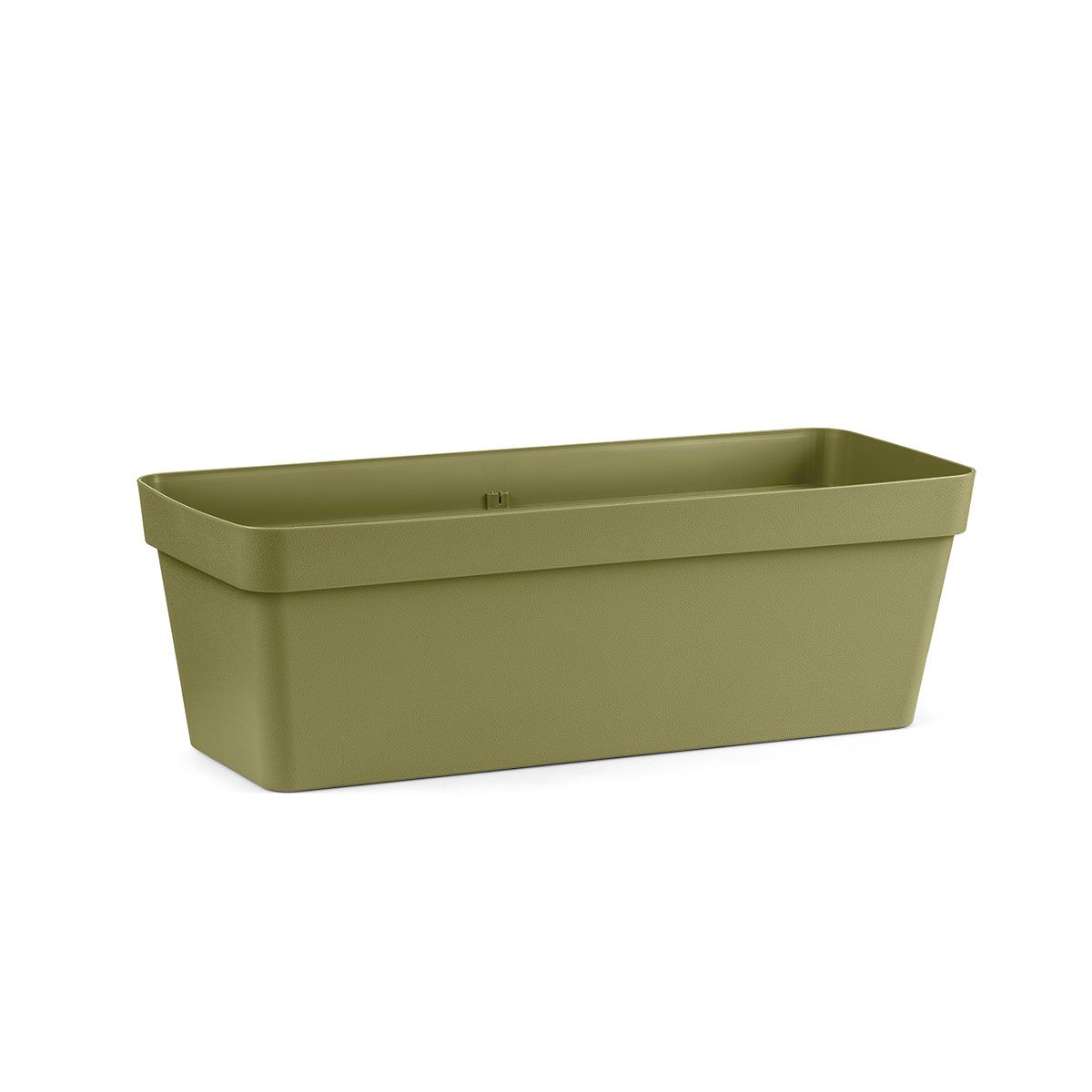 Jardinière en plastique CLEO 49 cm vert olive