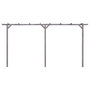 Voir la diapositive 2 : VIDAXL Pergola de jardin Gris 400x40x205 cm Bois de pin impregne