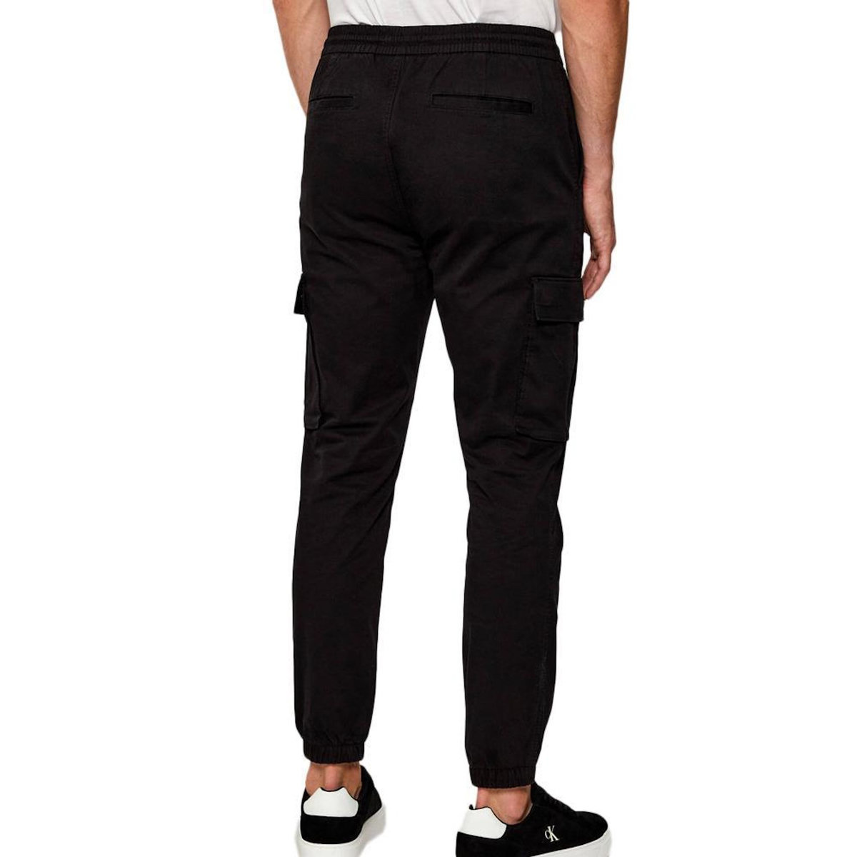 CALVIN KLEIN JEANS Pantalon Cargo Noir Homme Calvin Klein Jeans Skinny Comfort Cotto