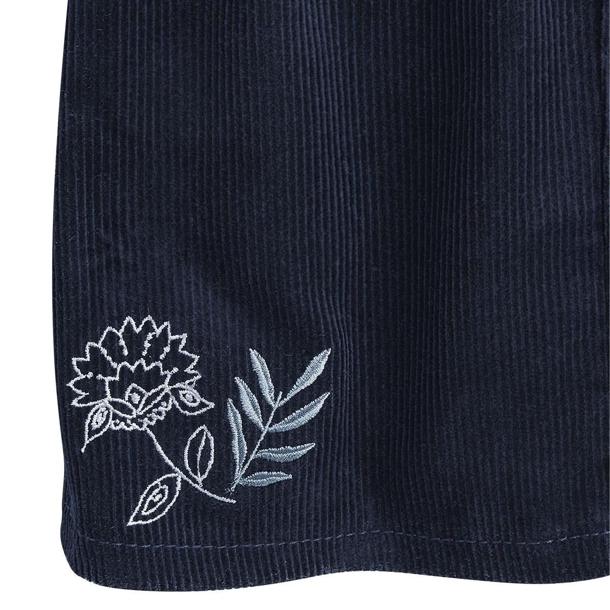 Petit Béguin Jupe enfant en velours côtelé Belle de Nuit