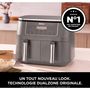 Voir la diapositive 3 : NINJA Friteuse sans huile Airfryer Foodi Dual Zone DZ300EU