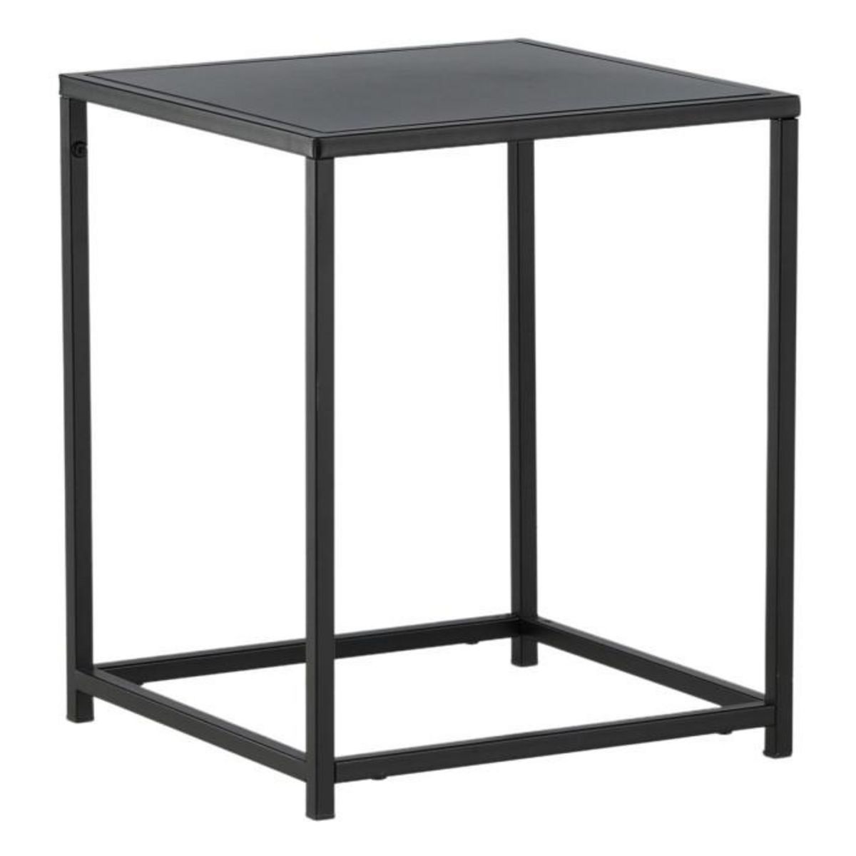 Paris Prix Table d'Appoint en Métal  Staal  45cm Noir