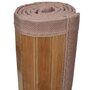 VIDAXL Tapis de bain Bambou 4 pcs 60 x 90 cm Marron