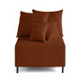 Voir la diapositive 1 : LISA DESIGN Edinburg - module d'assise - en velours côtelé