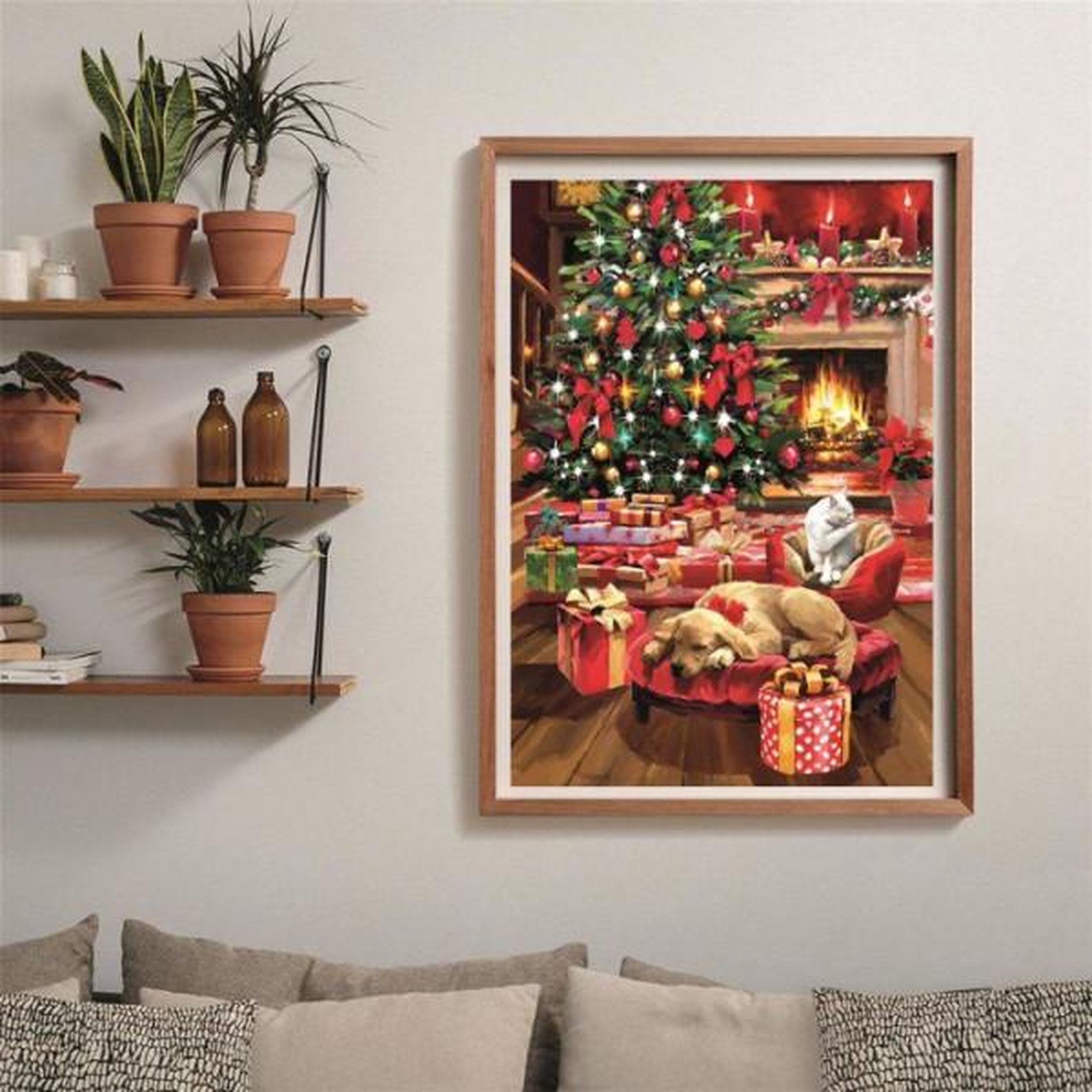 Voir la diapositive 4 : CLEMENTONI Puzzle 1000 pieces - Christmas by the Fire