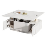 MERAX Table basse. Coloris disponibles : Blanc