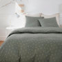 Voir la diapositive 3 : BATON ROUGE Parure housse de couette 100% gaze de coton imprimé celestine