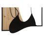 Voir la diapositive 2 : Paris Prix Décoration Murale Encadrée  Beauty  90cm Noir & Naturel