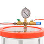 Voir la diapositive 5 : VIDAXL Chambre a vide Inox 7,4 L