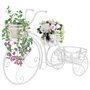 Voir la diapositive 1 : VIDAXL Support de plantes sous forme de velo Style vintage Metal