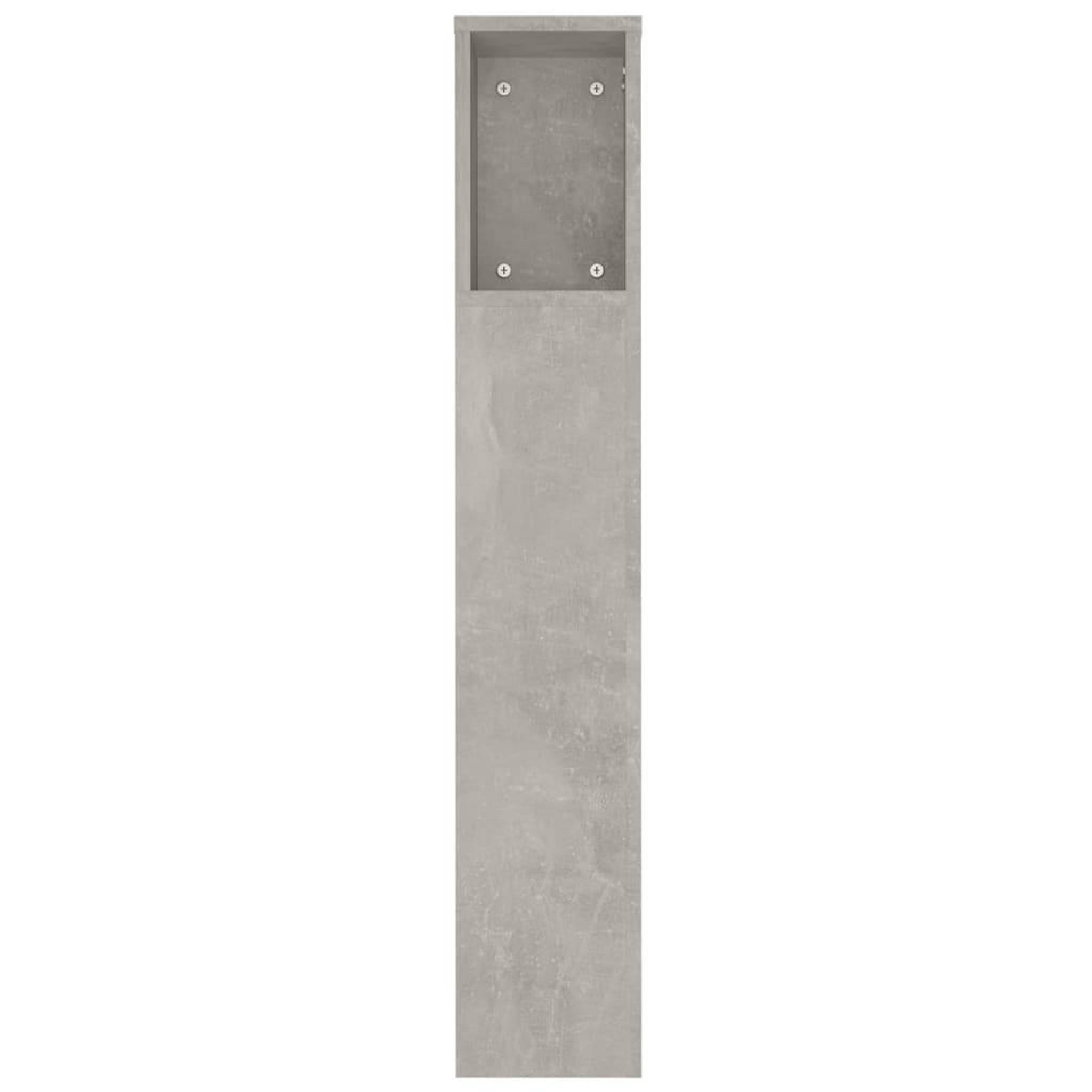 Voir la diapositive 5 : VIDAXL Armoire de tete de lit Gris beton 180x18,5x104,5 cm