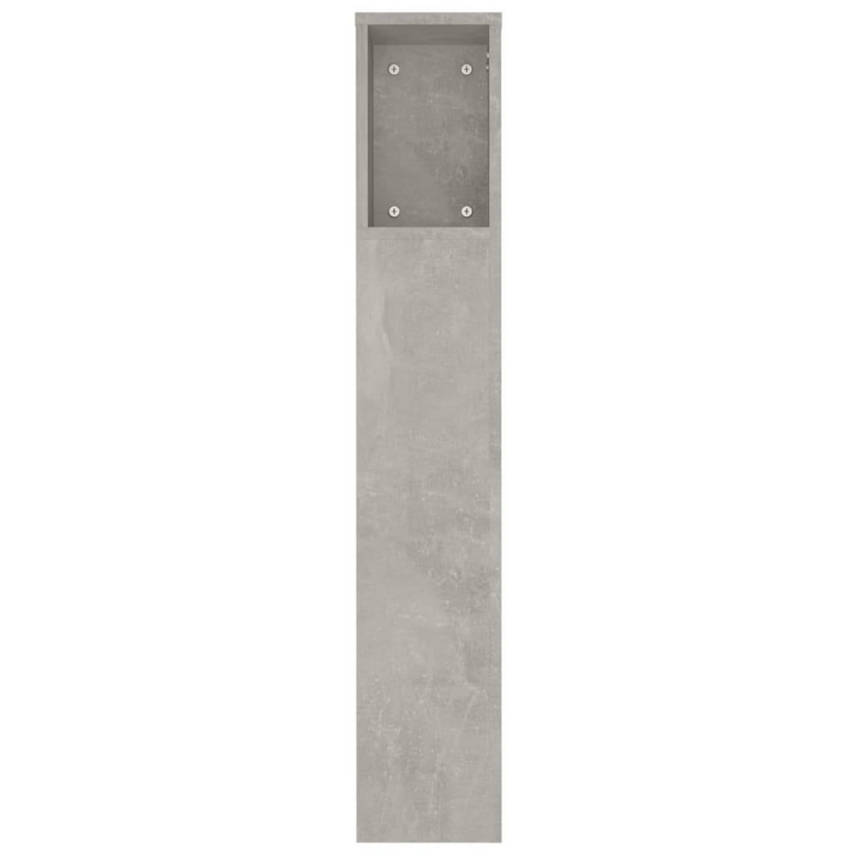 VIDAXL Armoire de tete de lit Gris beton 180x18,5x104,5 cm