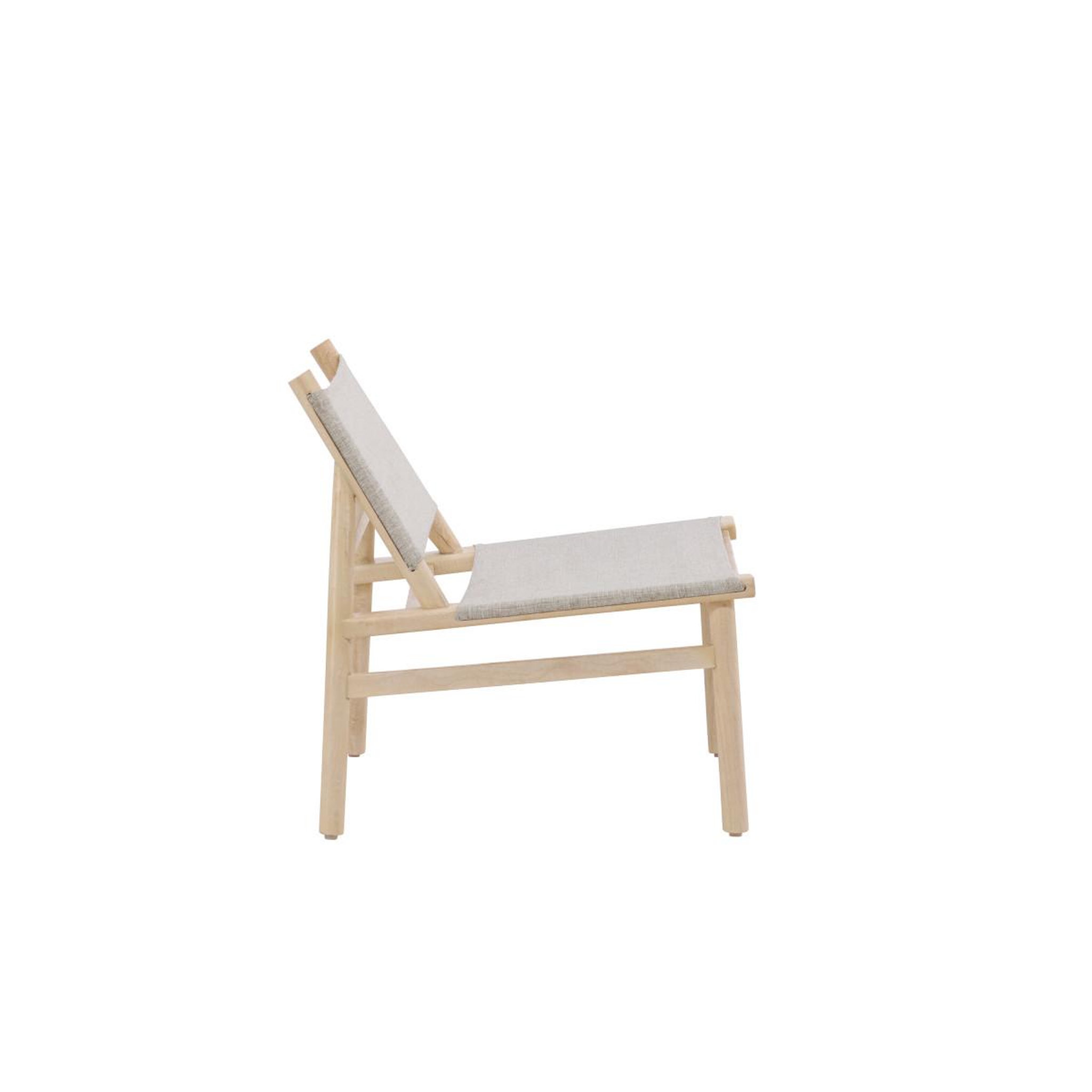 Voir la diapositive 3 : Paris Prix Fauteuil bas en bois  millo  70cm naturel