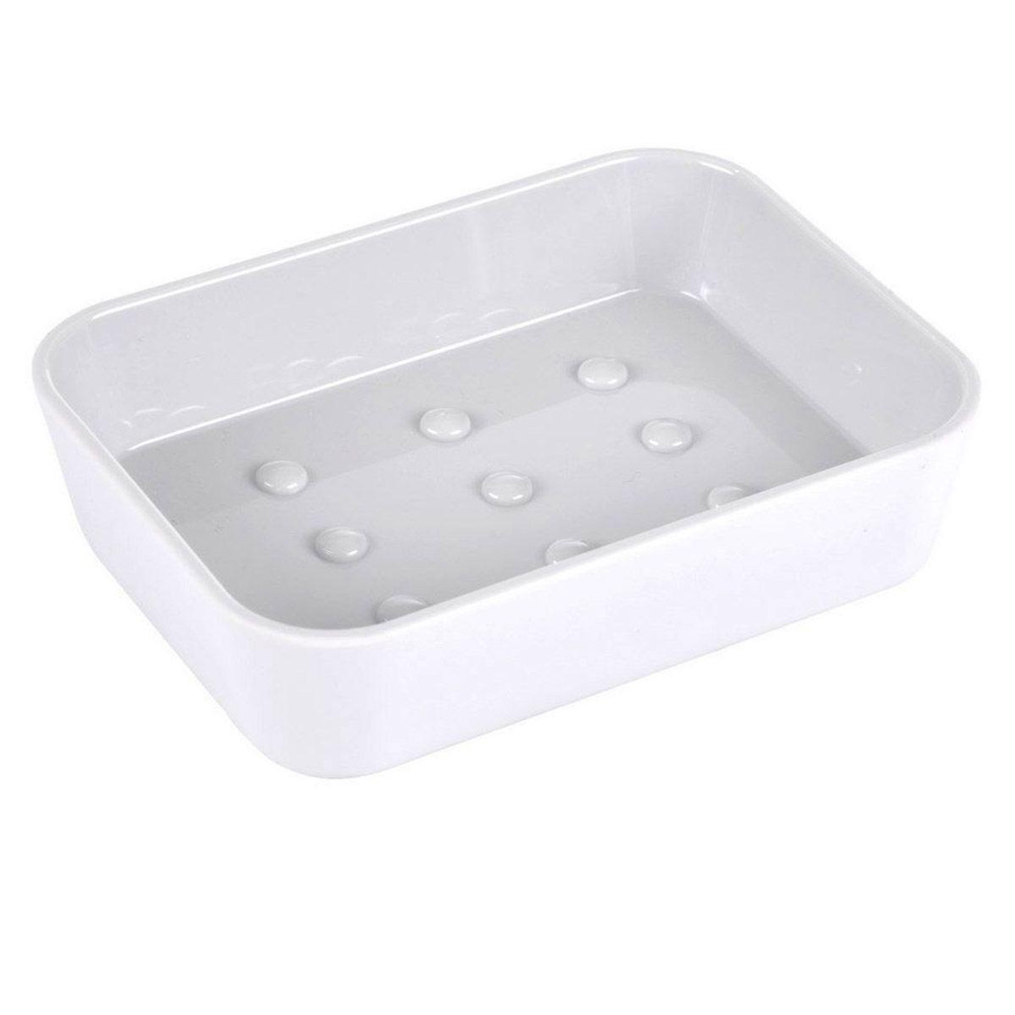 Douceur d'Intérieur Porte savon soft touch  vitamine ii  12cm blanc