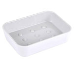 Paris Prix Porte Savon Soft Touch  Vitamine II  12cm Blanc