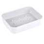 Voir la diapositive 1 : Paris Prix Porte Savon Soft Touch  Vitamine II  12cm Blanc