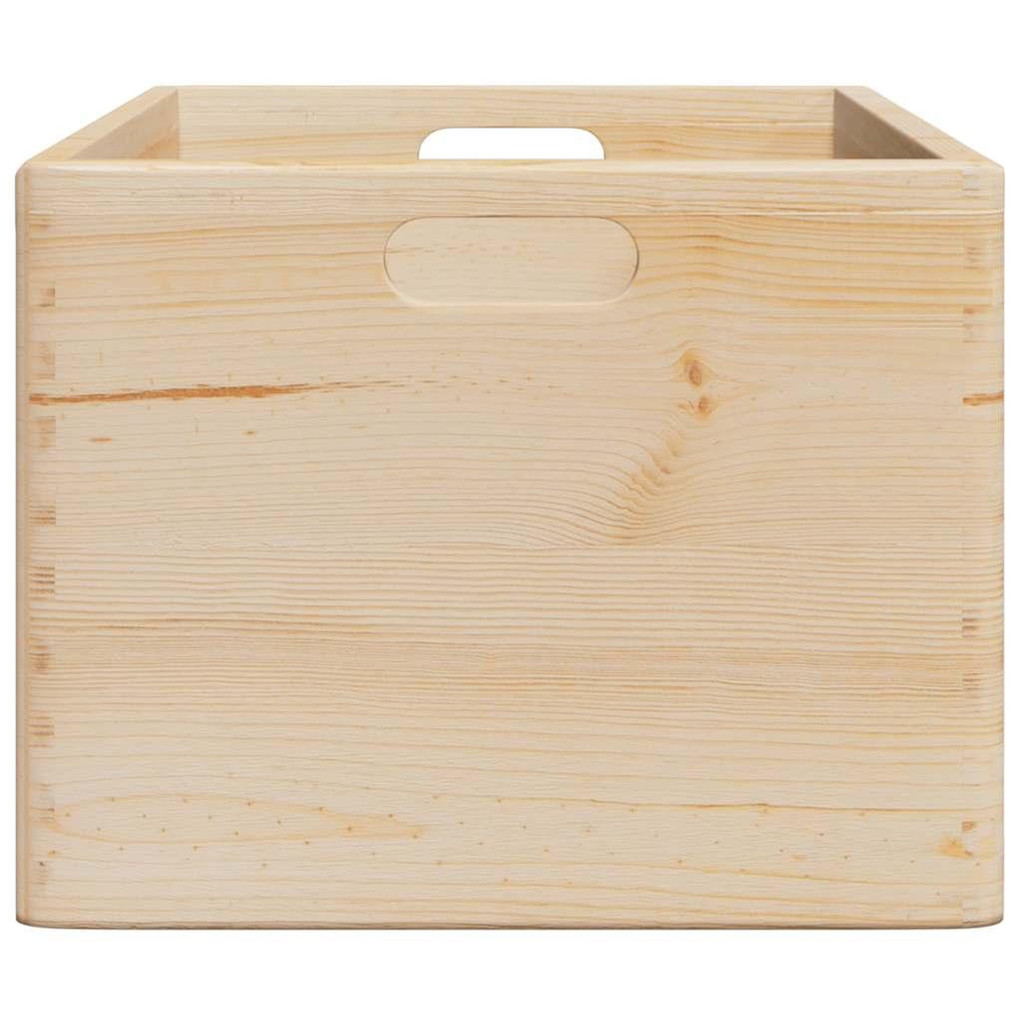 Voir la diapositive 5 : VIDAXL Boîte en bois avec poignees 40x30x23 cm bois de pin massif
