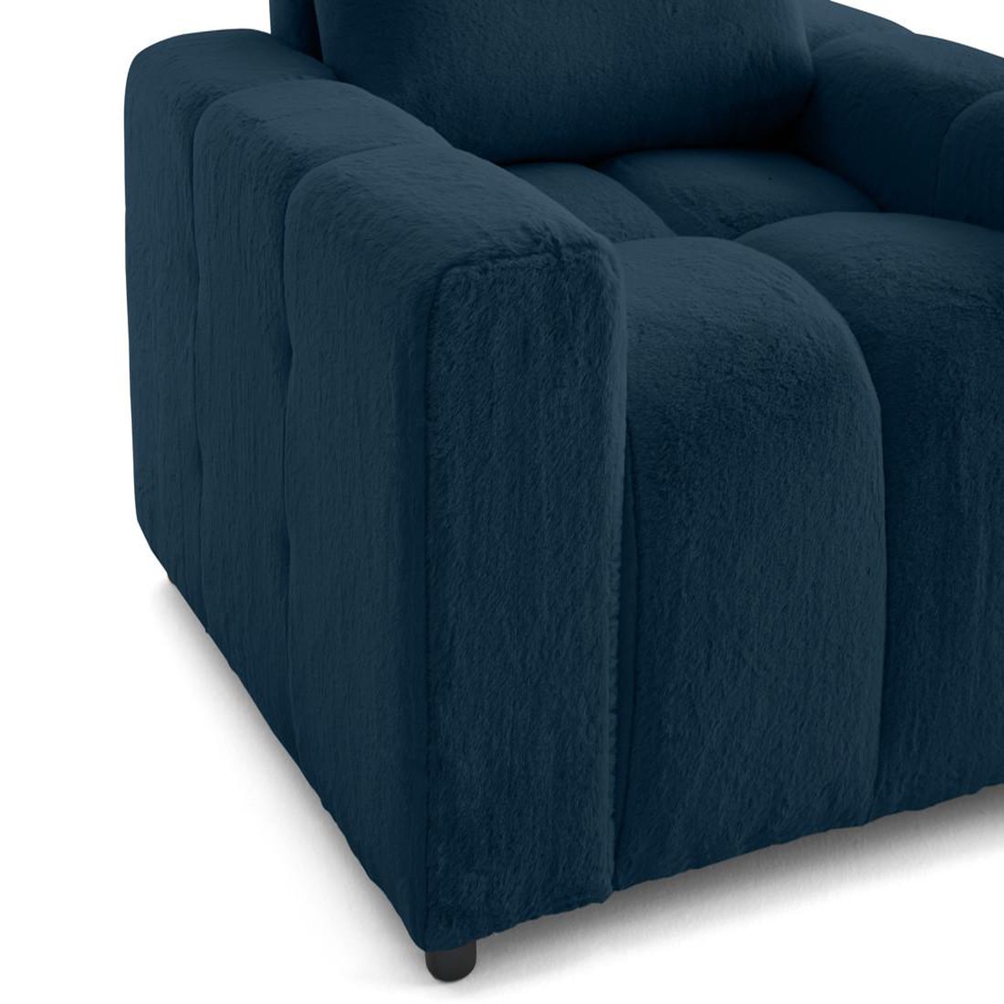 Voir la diapositive 4 : LISA DESIGN Crocus - fauteuil en fausse fourrure
