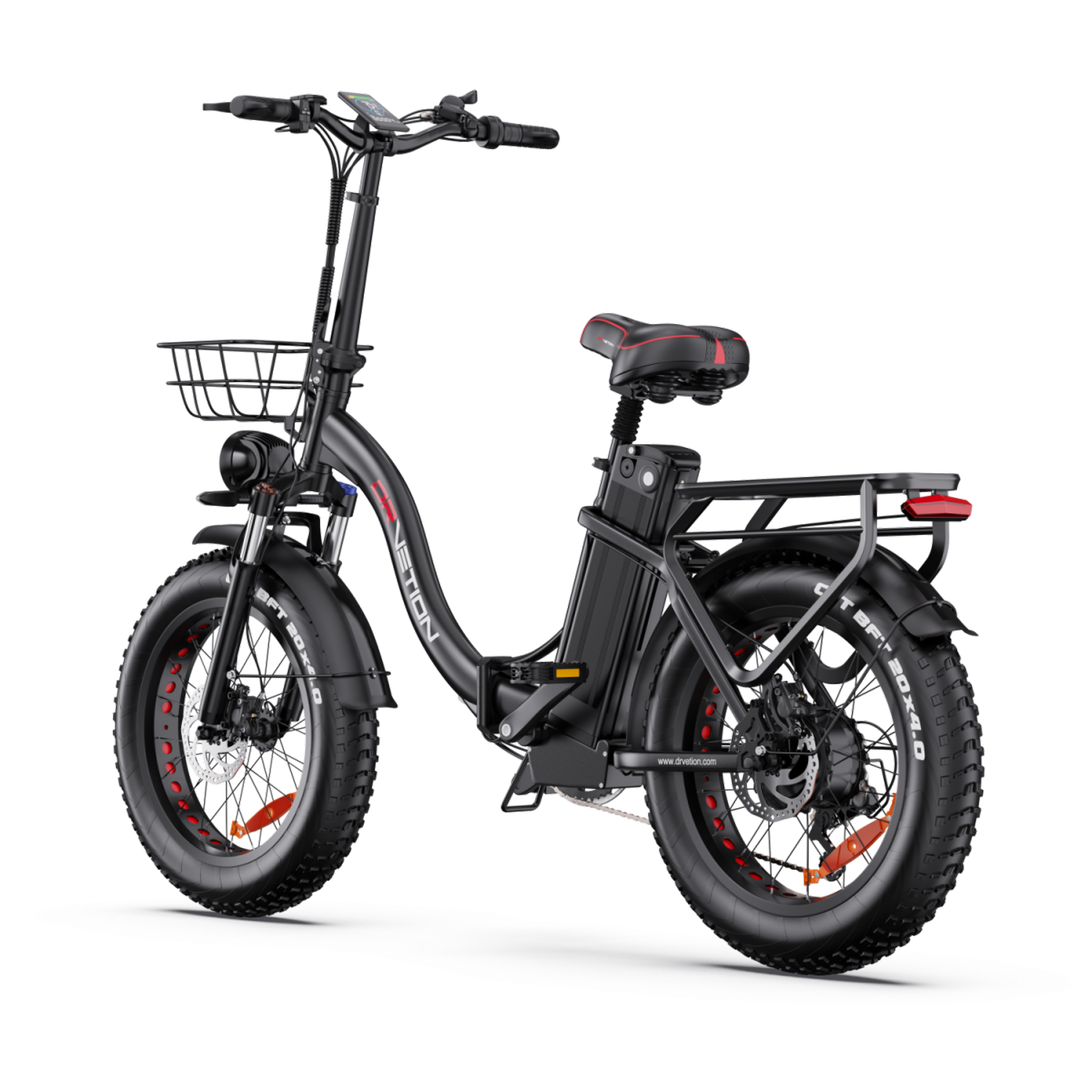 Voir la diapositive 3 : DRVETION Vélo électrique pliable drvetion ct20 pro max fat bike, batterie samsung 48 v 20 ah