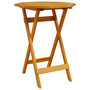 Voir la diapositive 3 : VIDAXL Ensemble de bistro pliable 3 pcs bois d'acacia solide