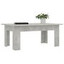 Voir la diapositive 3 : VIDAXL Table basse Gris béton 100x60x42 cm Bois d'ingénierie