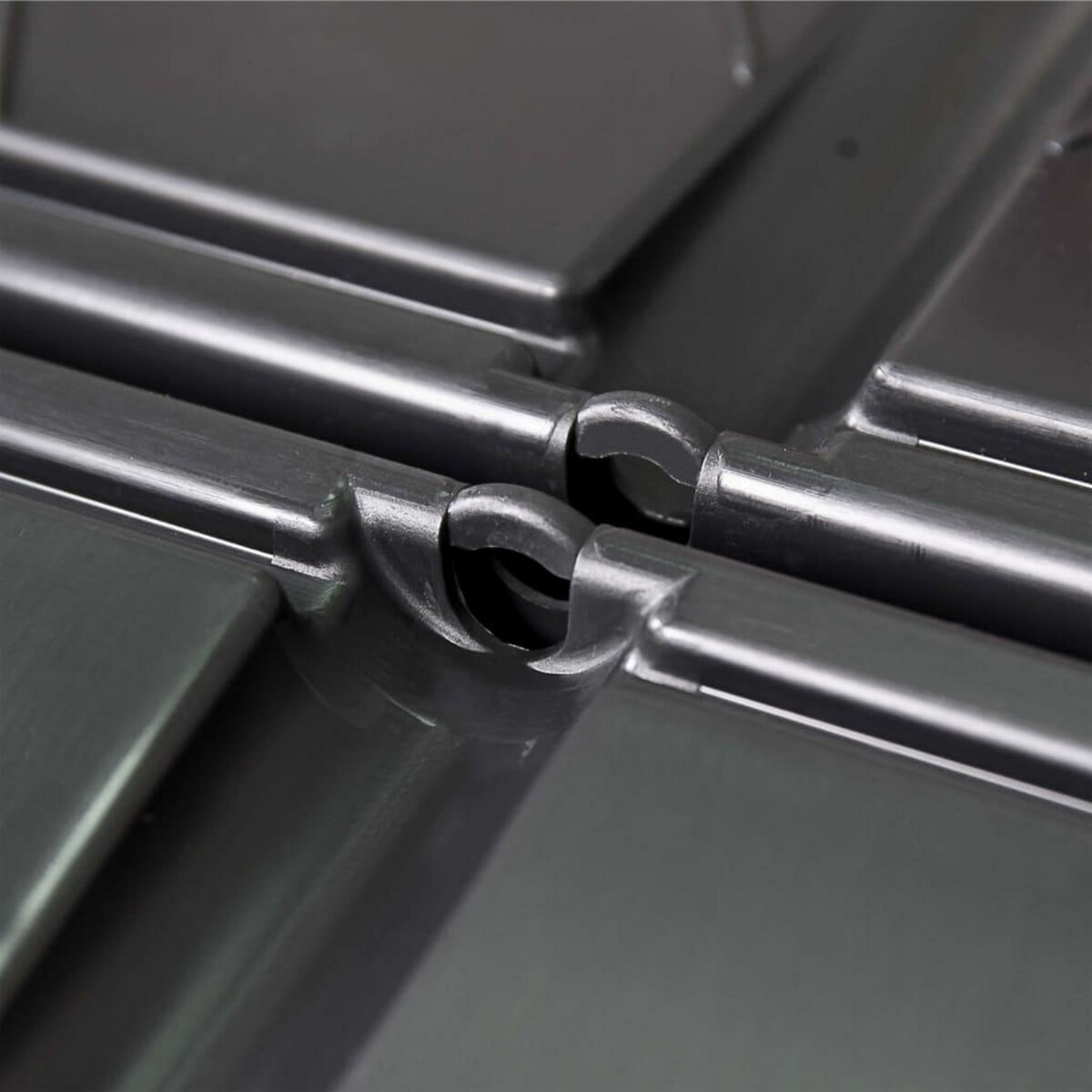 VIDAXL Composteur de jardin Noir 68,9x68,9x83,9 cm 360 L