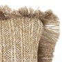 Voir la diapositive 4 : The Home Deco Factory Coussin design bord de mer en jute Raphia
