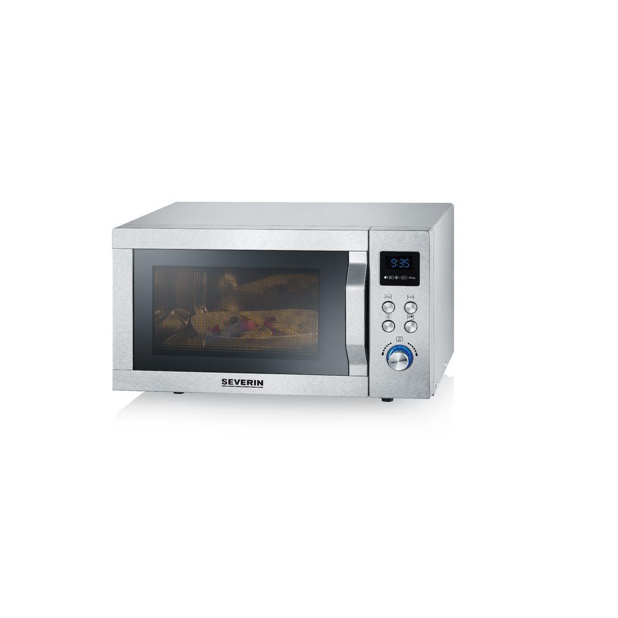 Voir la diapositive 3 : SEVERIN Four à micro-ondes combiné severin mw 7774 à surface plane 25 l 900 w argent