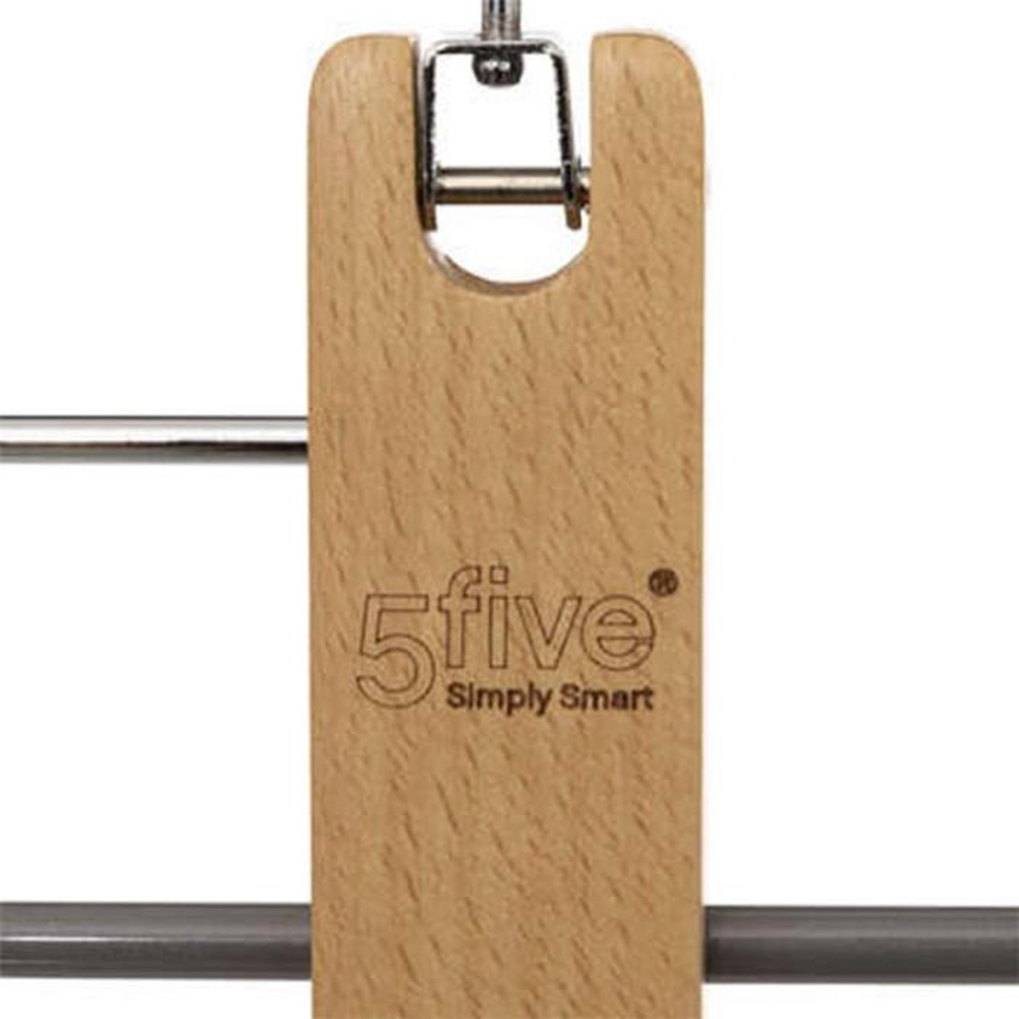Voir la diapositive 5 : FIVE Cintre 5 pantalons  dressing  48cm gris foncé