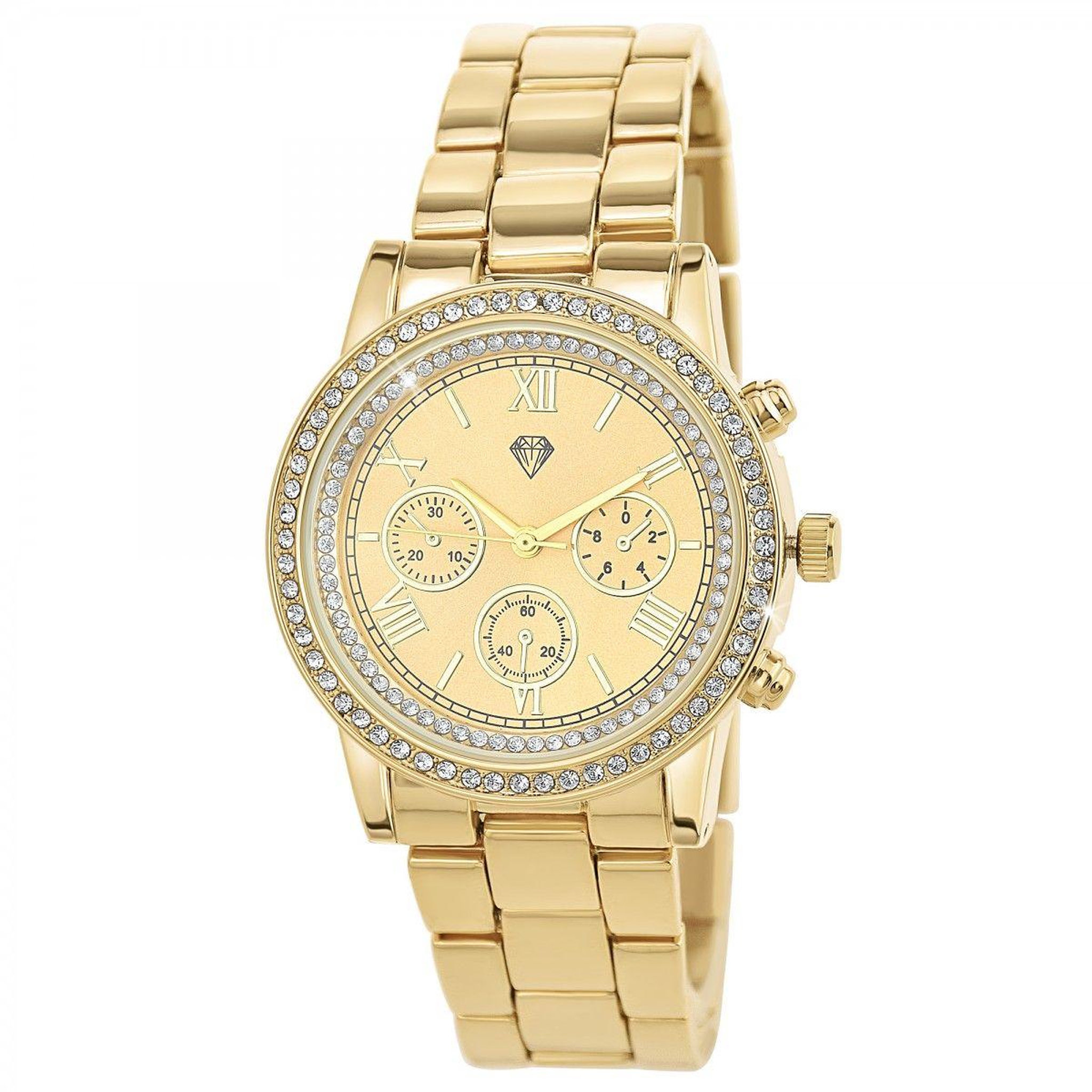 SC CRYSTAL Montre Mayane élégante ornée de Cristaux scintillants par SC Crystal