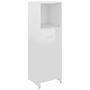 Voir la diapositive 2 : VIDAXL Armoire de salle de bain Blanc brillant 30x30x95 cm