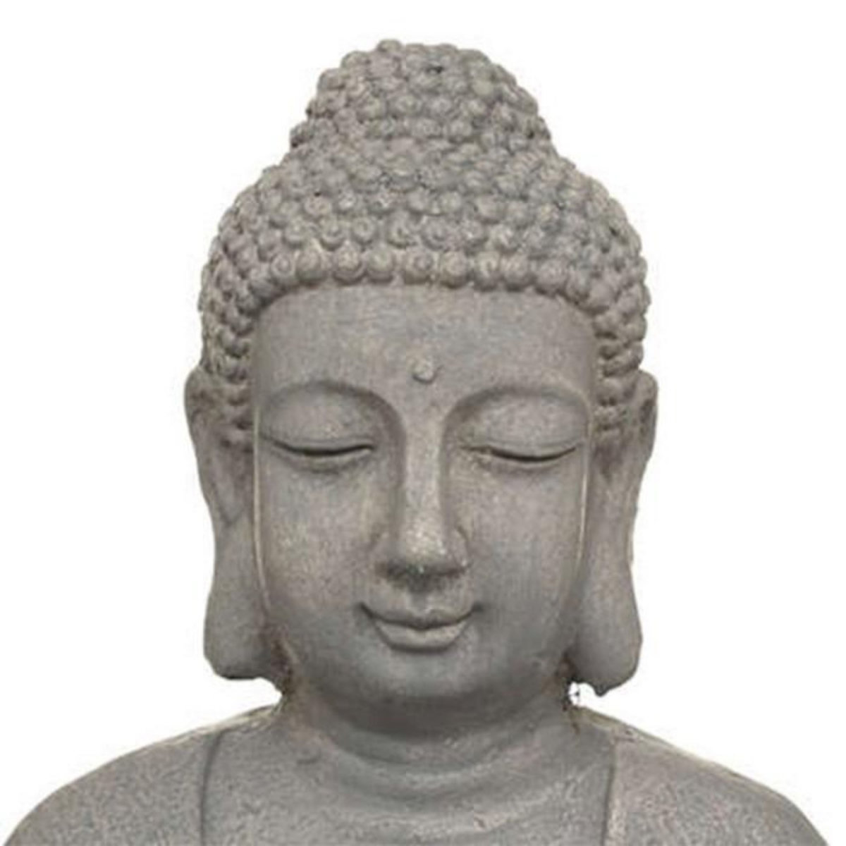Paris Prix Lampe Solaire d'Extérieur  Bouddha  43cm Gris