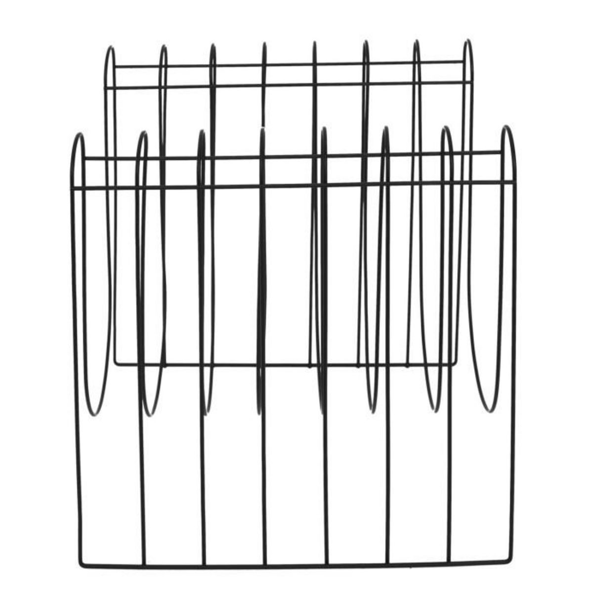 Paris Prix Range Magazines Design  Filaire  33cm Noir