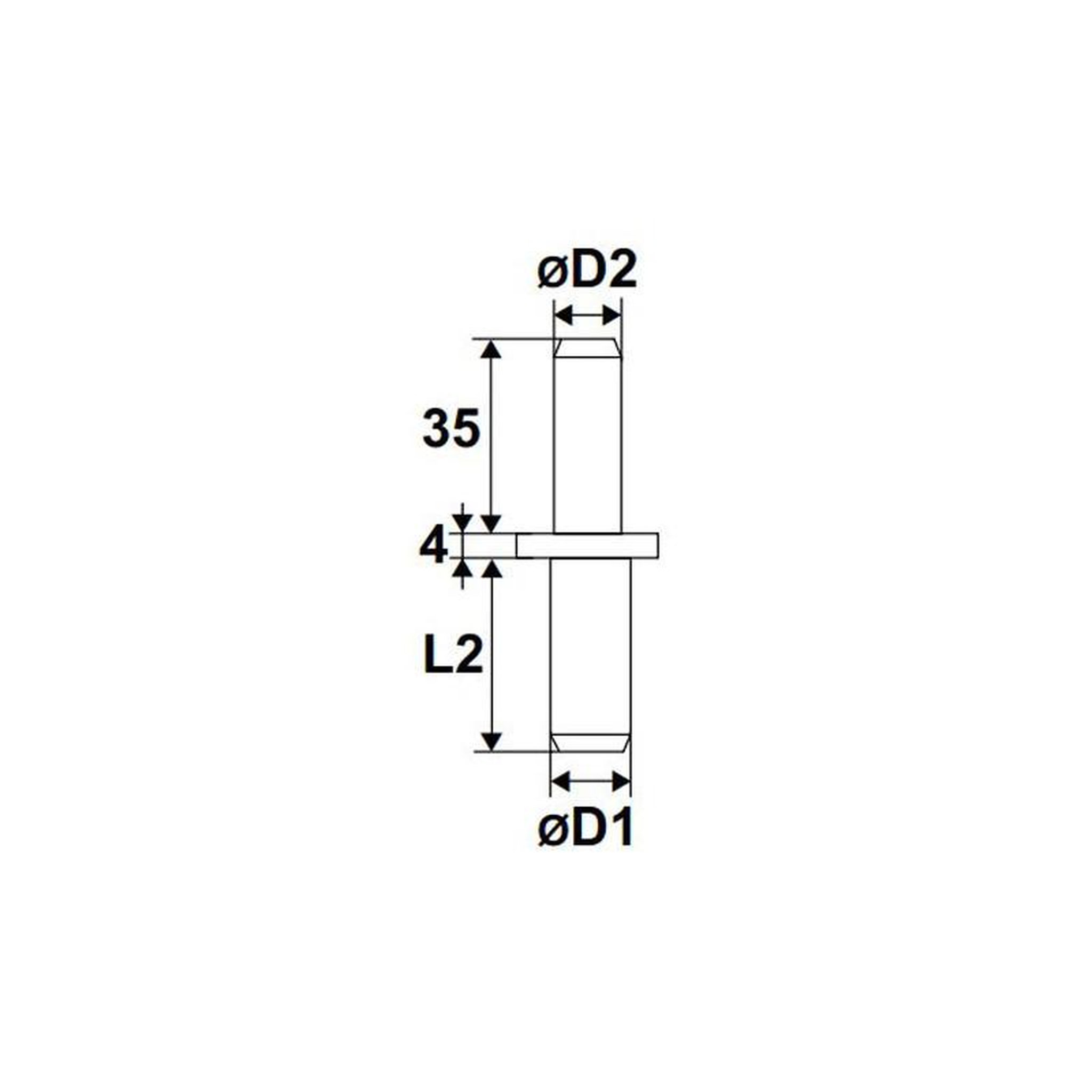 Voir la diapositive 2 : TORBEL Axe amovible acier D 14 14mm TORBEL 6214144