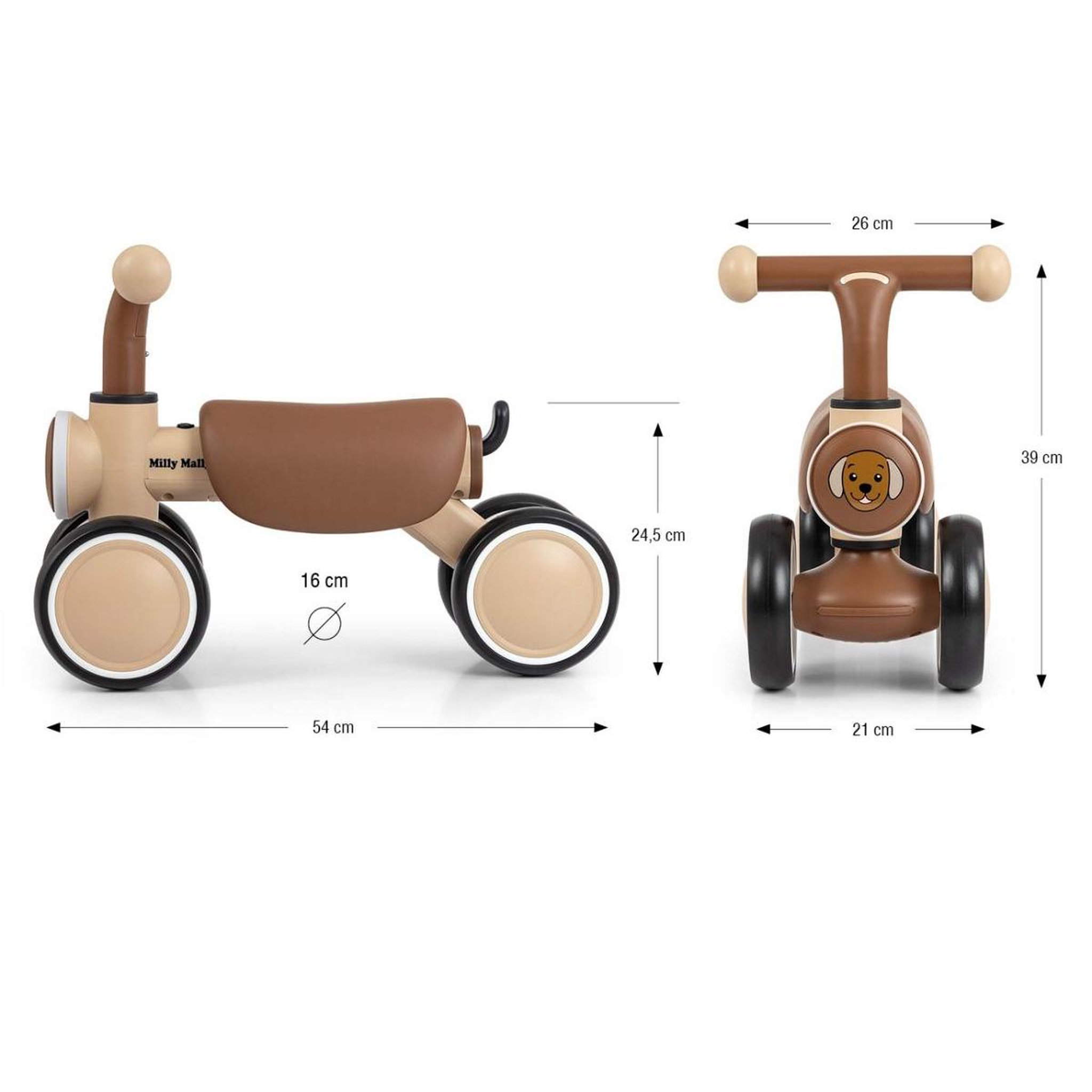 Voir la diapositive 3 : MILLY MALLY Porteur enfant York Beige