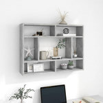 VIDAXL Etagere murale Gris beton 75x16x55 cm Bois d'ingenierie