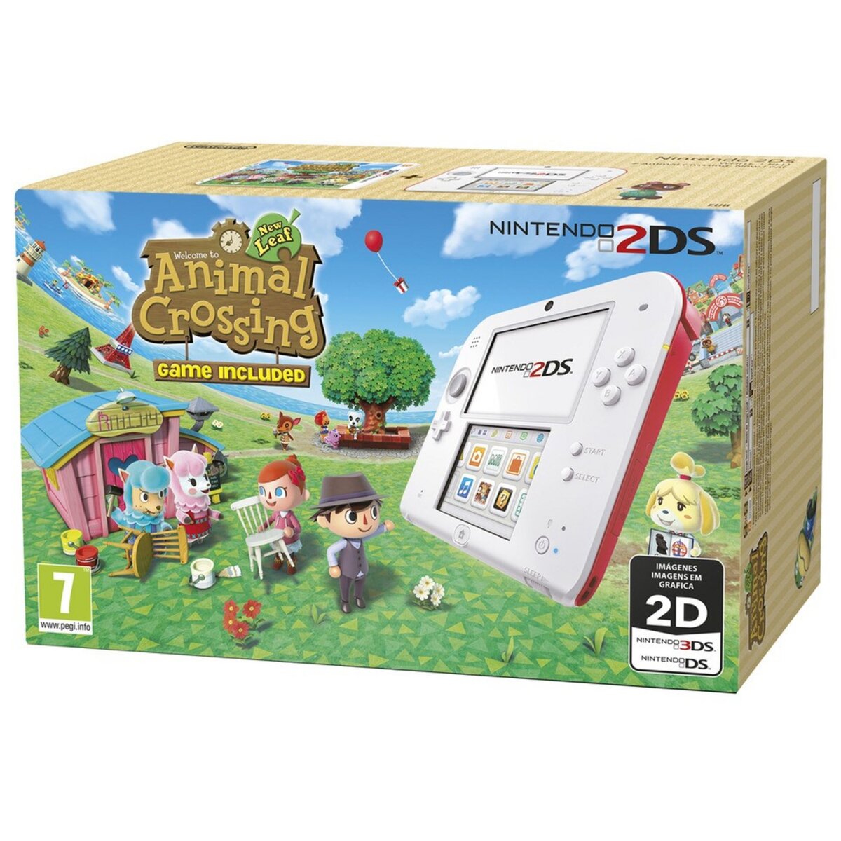 Console Nintendo 2DS Animal Crossing : New Leaf