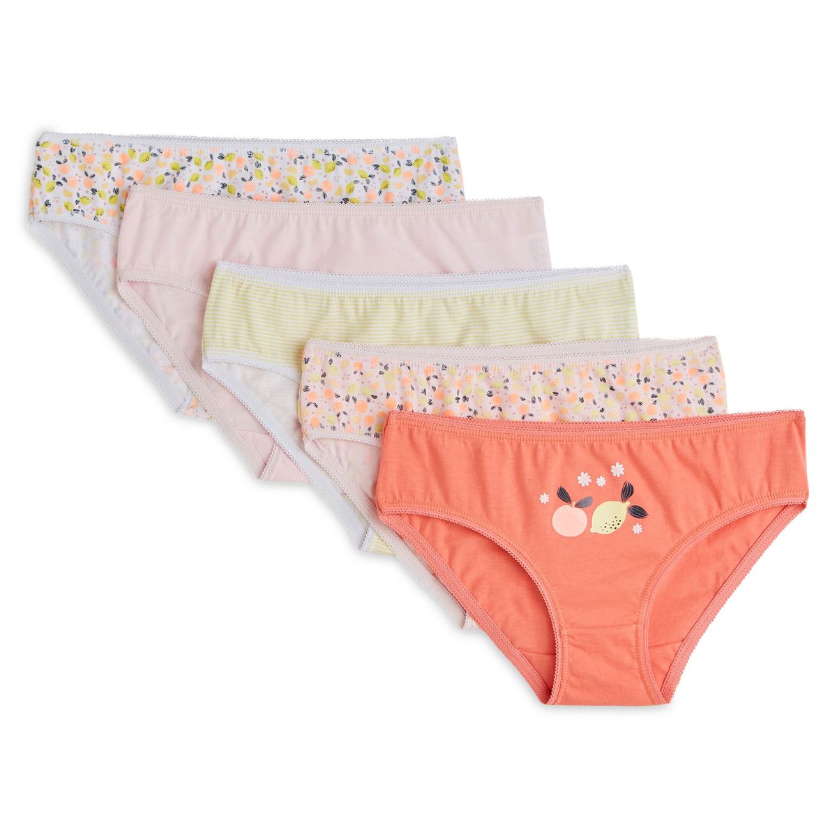 IN EXTENSO Lot de 5 culottes fille