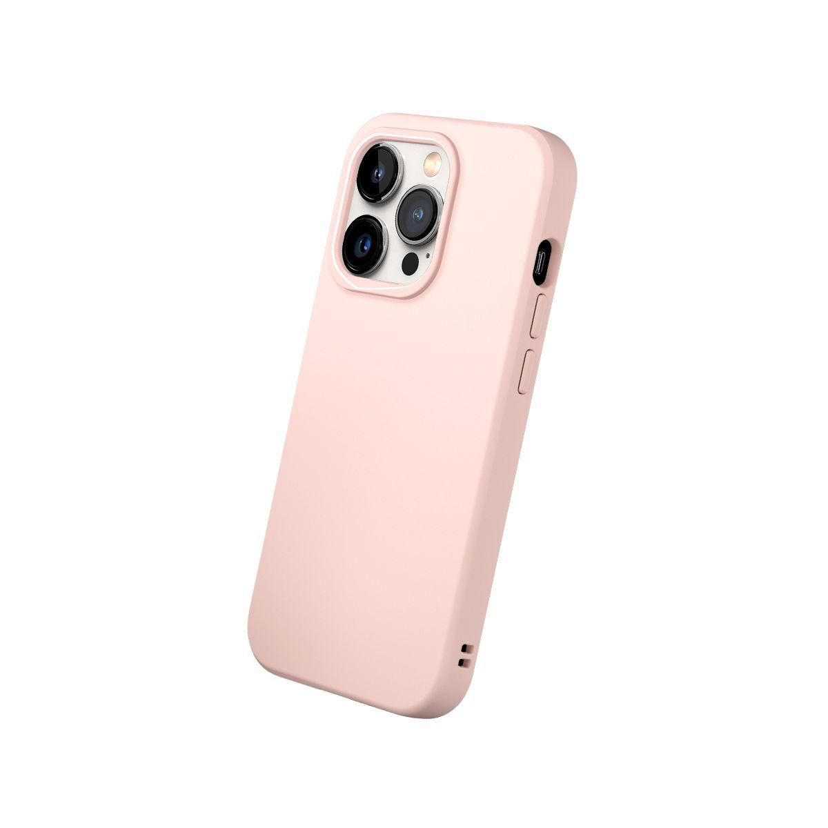 RHINOSHIELD Coque iPhone 14 Pro SolidSuit Rose