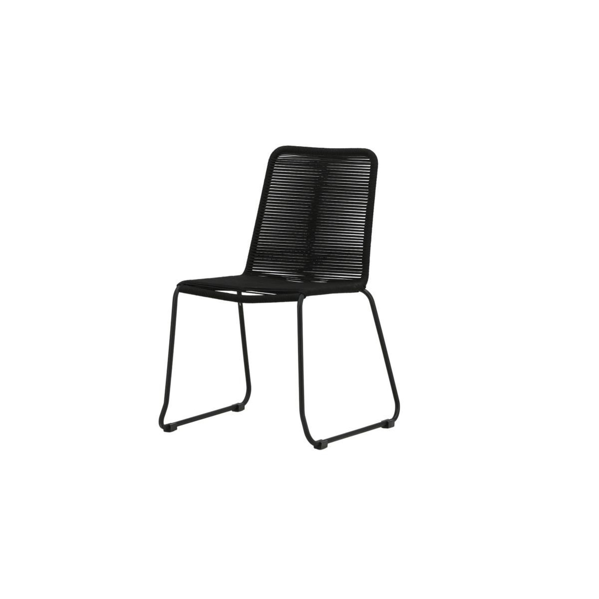 Voir la diapositive 3 : Paris Prix Chaise de jardin empilable  lindos  87cm noir