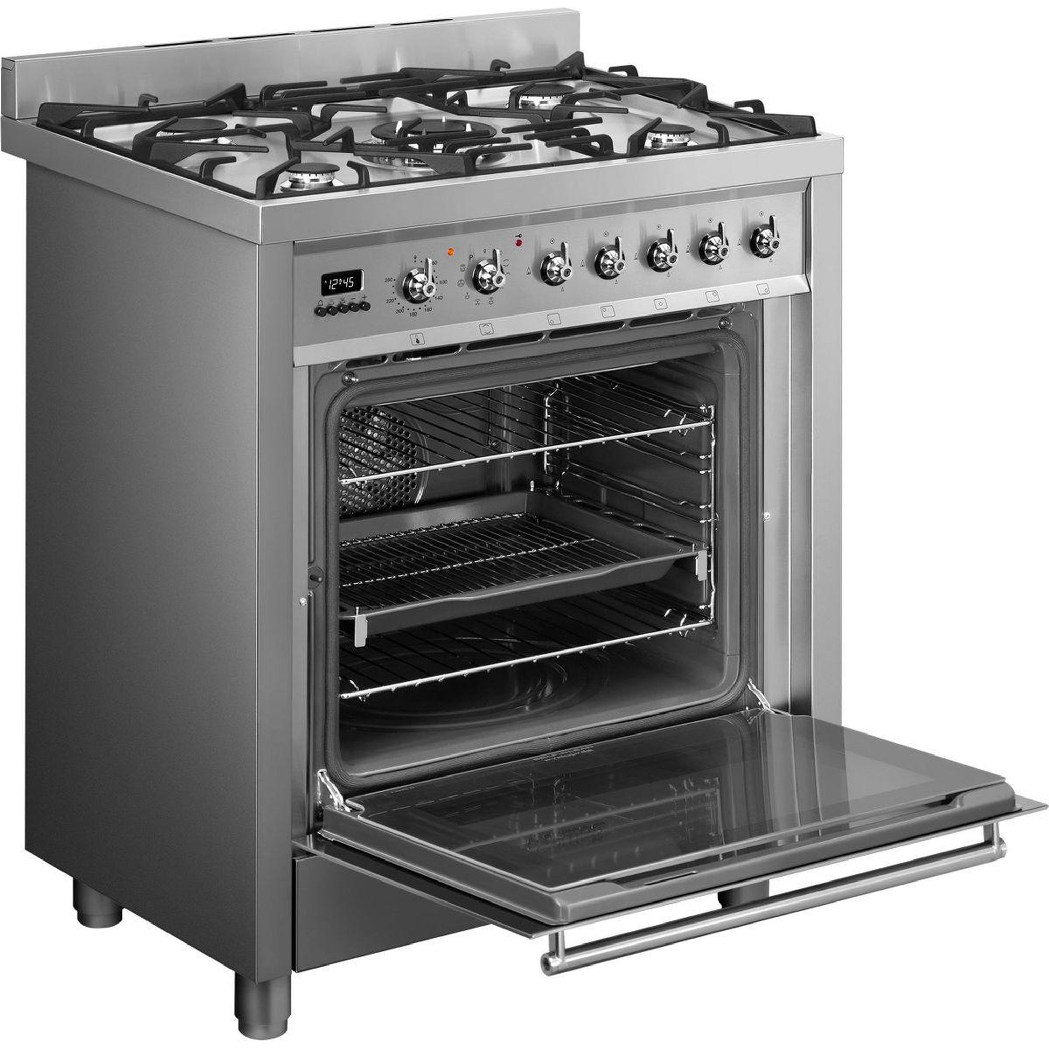 Voir la diapositive 2 : SMEG Piano de cuisson gaz c7gpx9