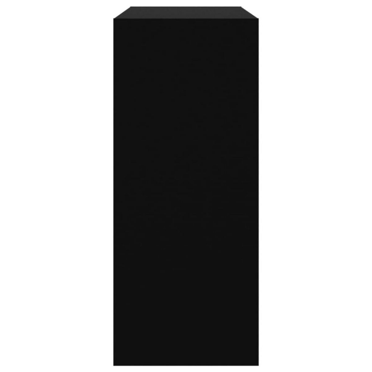 VIDAXL Bibliotheque/Separateur de piece Noir 80x30x72 cm