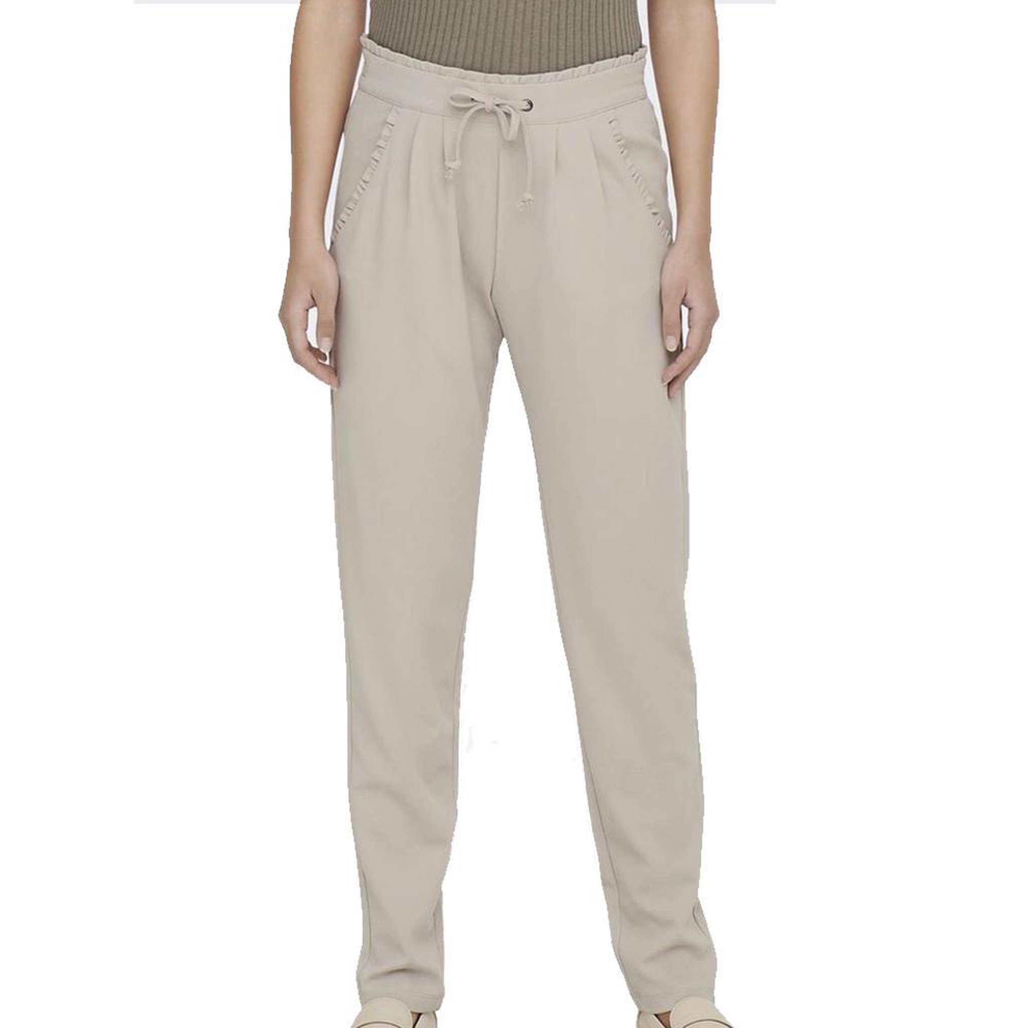 JACQUELINE DE YONG Pantalon  Femme JDY Catia. Coloris disponibles : Beige