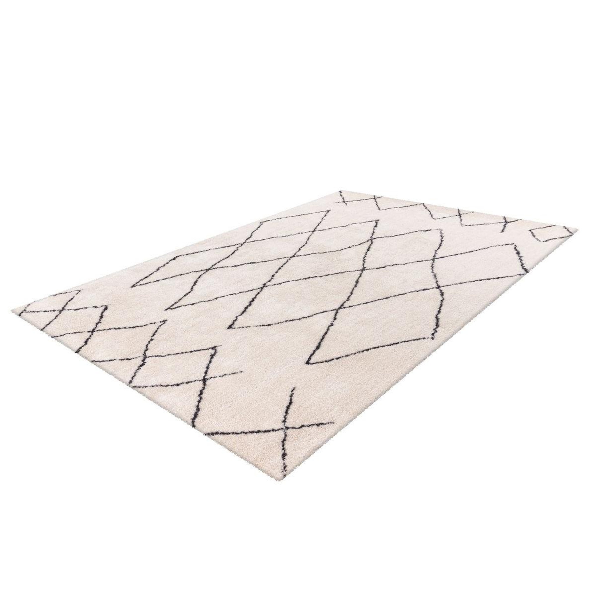 Voir la diapositive 4 : Paris Prix Tapis motif géométrique  orlando  ivoire