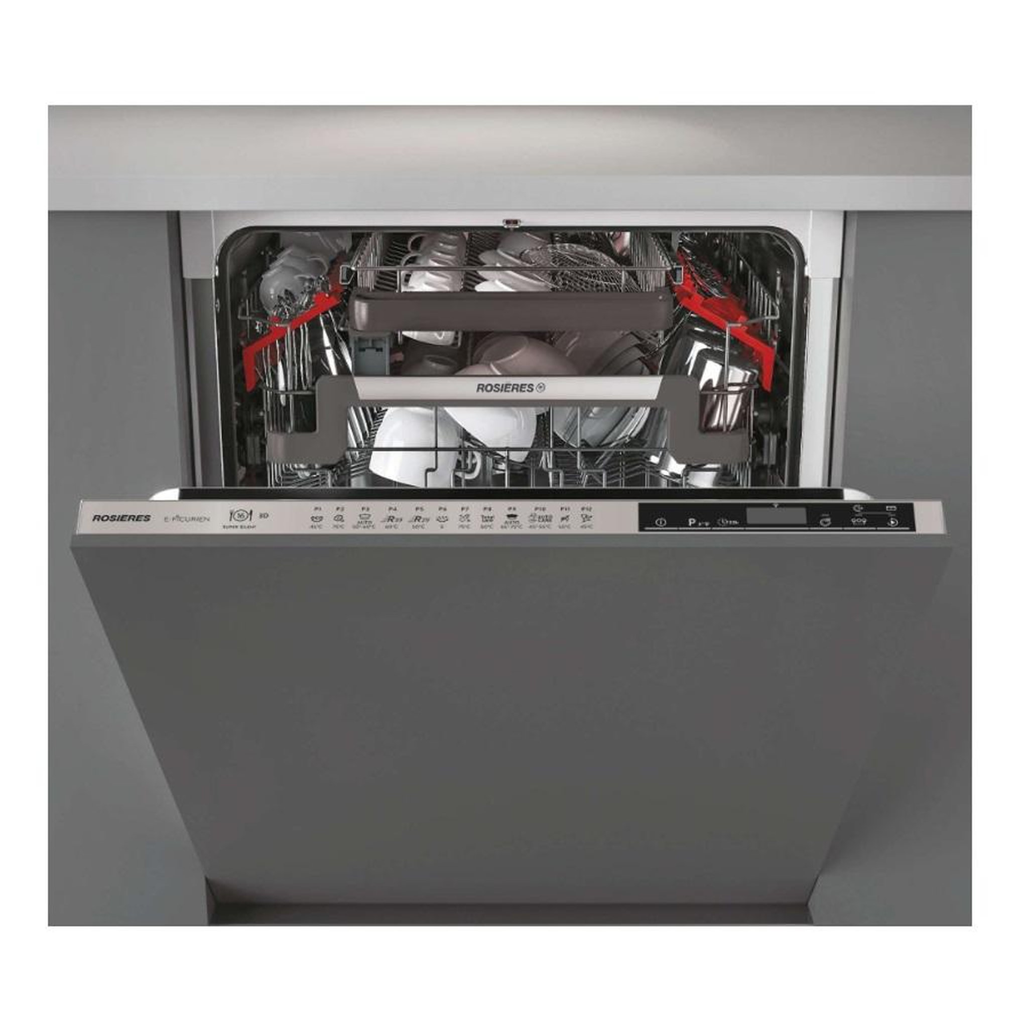 Voir la diapositive 1 : Rosieres Lave-vaisselle 60cm 16 couverts 43db tout intégrable - rdin4s622ps-47