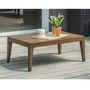 Voir la diapositive 3 : DCB GARDEN Salon bas de jardin - 4 places - Aluminium - Imitation bois - PORTOFINO S2