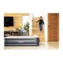 Voir la diapositive 3 : INTEX Matelas Gonflable Électrique 2 Places  Fibertech Luxe  Gris